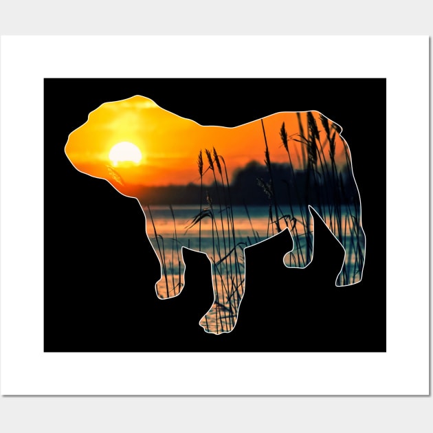 Sunrise Dog Wall Art by Bullies Brand